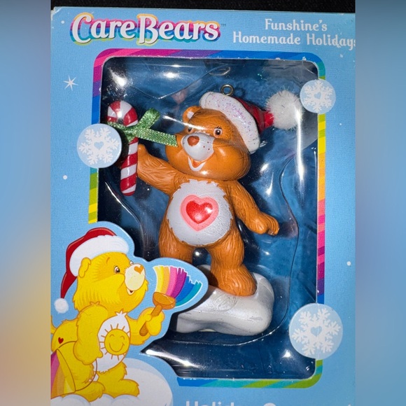 Care Bears Holiday Ornaments–Set of 3 2004 –Original Boxes-Vintage collectibles - Picture 4 of 6